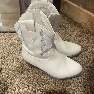 Kids White Cowboy Boots